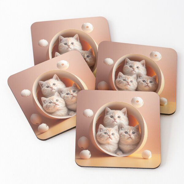 Item preview, Kittens Pastel 12 designed and sold by jetaiart.