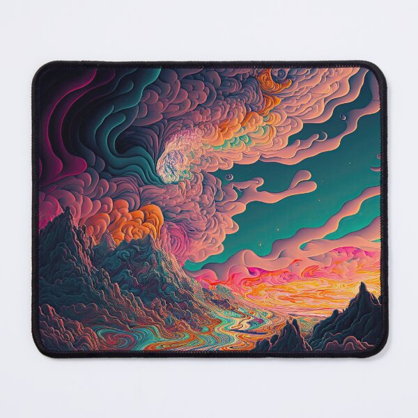 Item preview, Psychedelic Alien Landscape designed and sold by SeedDesign.
