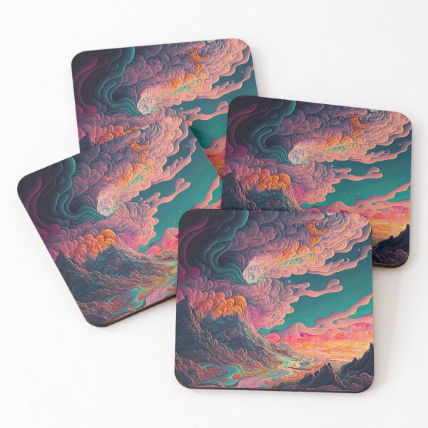 Item preview, Psychedelic Alien Landscape designed and sold by SeedDesign.