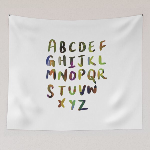 Item preview, 26 Capital letters English language Alphabet multicolor designed and sold by chuckletuckle.