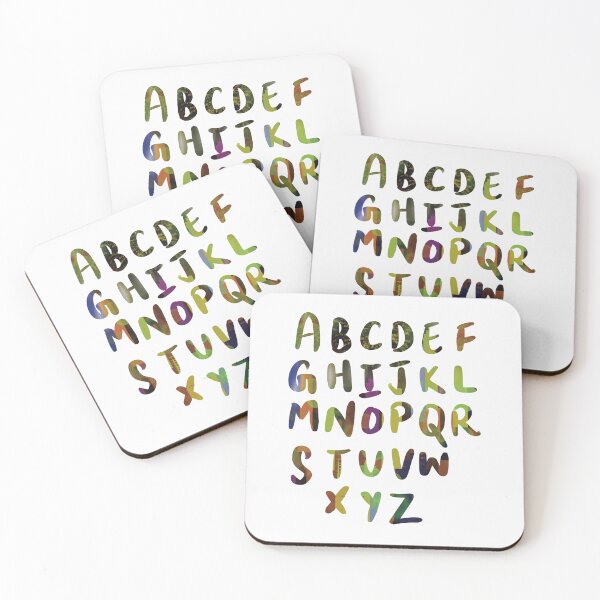 Item preview, 26 Capital letters English language Alphabet multicolor designed and sold by chuckletuckle.