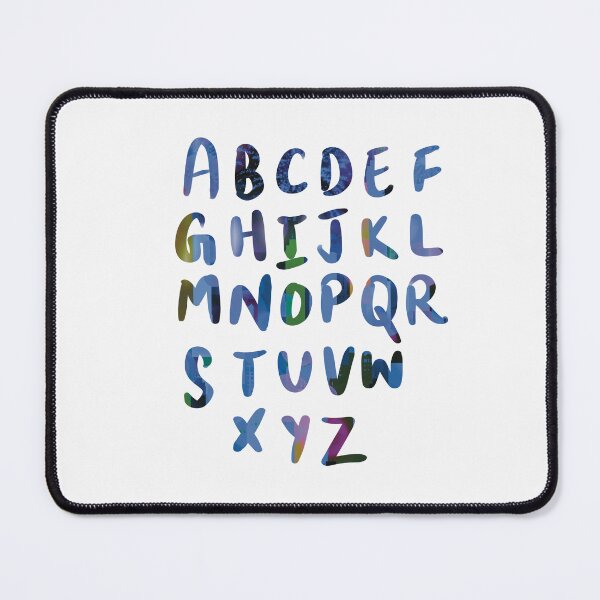 Item preview, 26 Capital letters English language Alphabet blue designed and sold by chuckletuckle.