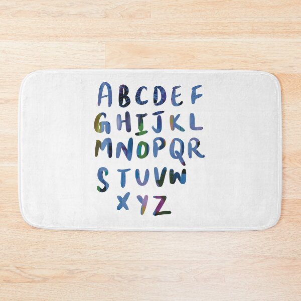 Item preview, 26 Capital letters English language Alphabet blue designed and sold by chuckletuckle.