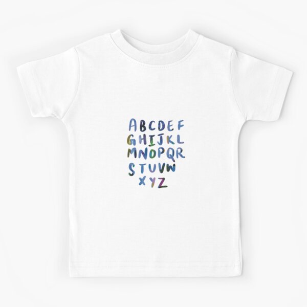 Alphabet Lore T Shirt Imprimir Cartoon Casual Verano Niños Manga