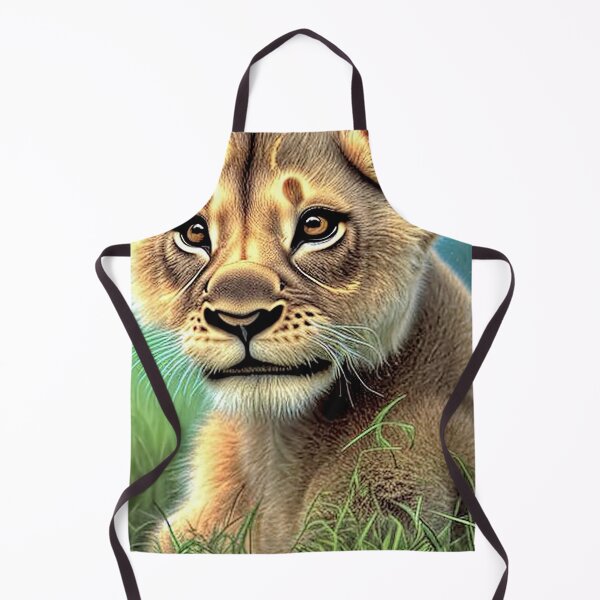 Item preview, Young Lioness Cub Contemporary Digital Art designed and sold by davidelder.