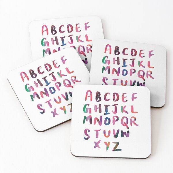 Item preview, 26 Capital letters English language Alphabet pink designed and sold by chuckletuckle.