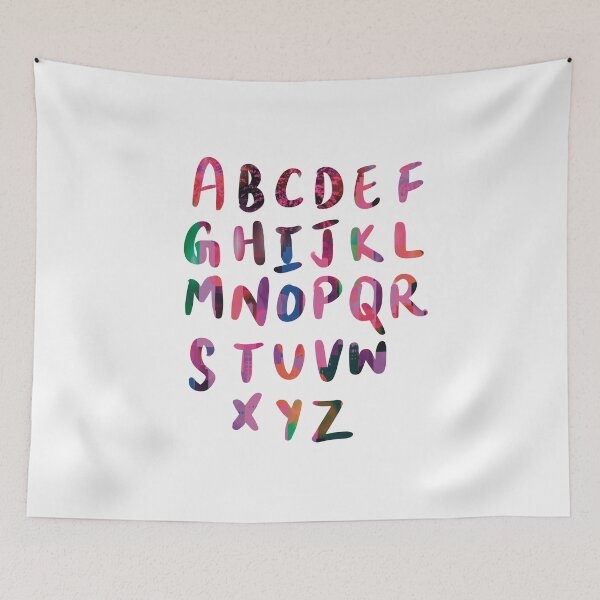 Item preview, 26 Capital letters English language Alphabet pink designed and sold by chuckletuckle.