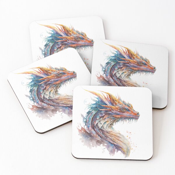 Item preview, Fantasy Dragon in Watercolor 3 designed and sold by NateFellhauer.