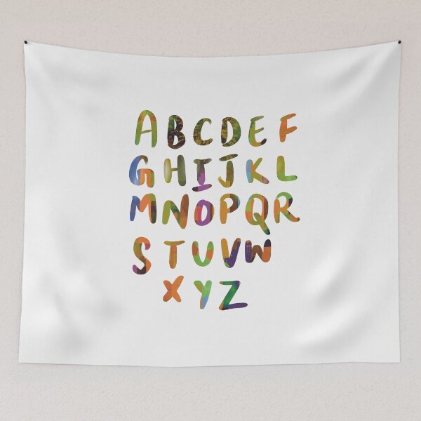 Item preview, 26 Capital letters English language Alphabet nature burst designed and sold by chuckletuckle.
