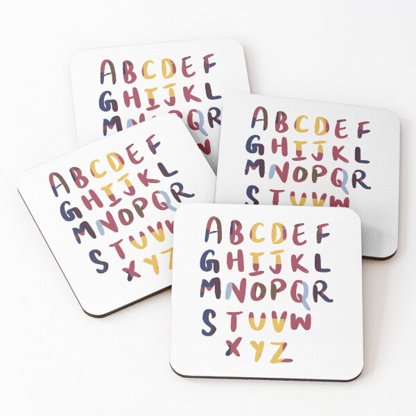 Item preview, 26 Capital letters English language Alphabet maroon designed and sold by chuckletuckle.