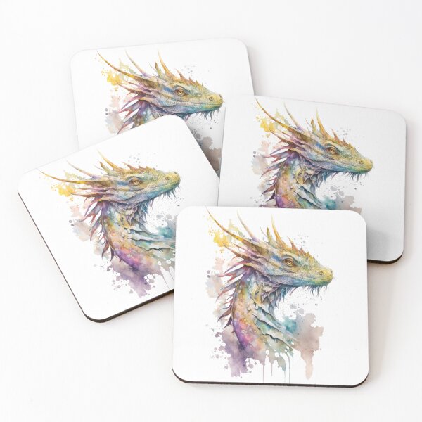Item preview, Fantasy Dragon in Watercolor 5 designed and sold by NateFellhauer.