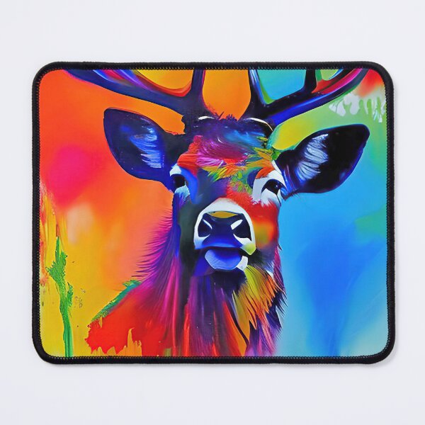 Item preview, Red Deer Stag Contemporary Digital Art designed and sold by davidelder.