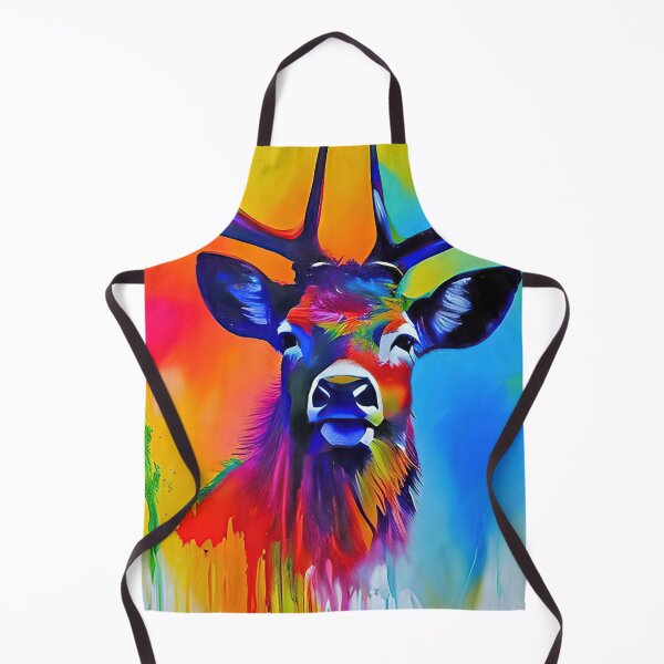 Item preview, Red Deer Stag Contemporary Digital Art designed and sold by davidelder.