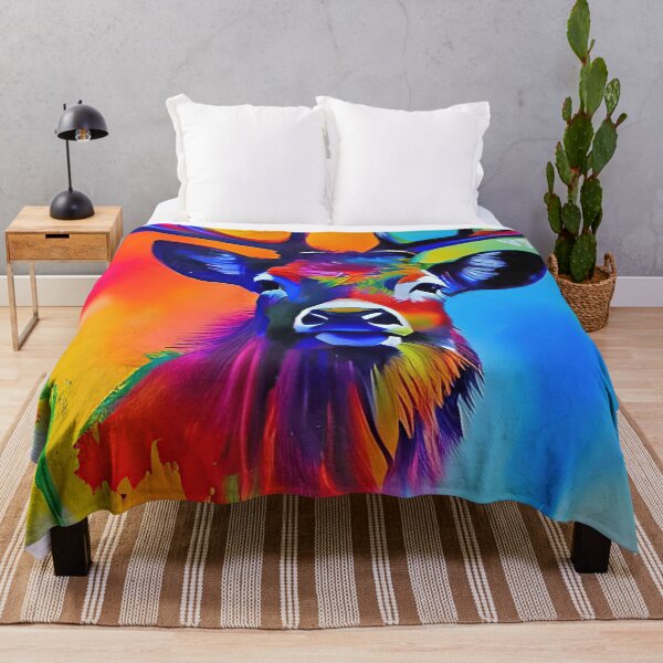 Item preview, Red Deer Stag Contemporary Digital Art designed and sold by davidelder.
