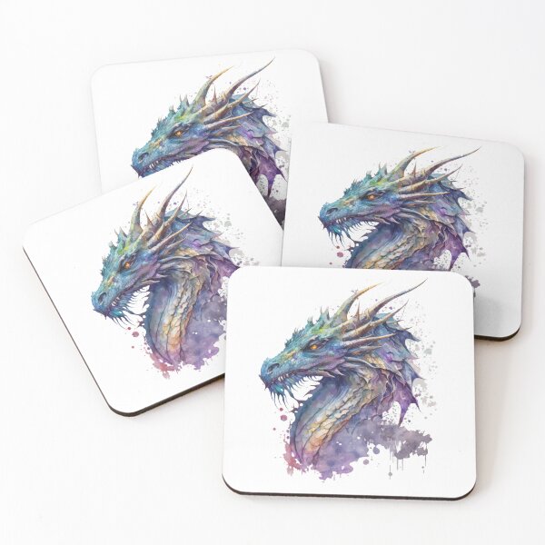 Item preview, Fantasy Dragon in Watercolor 8 designed and sold by NateFellhauer.