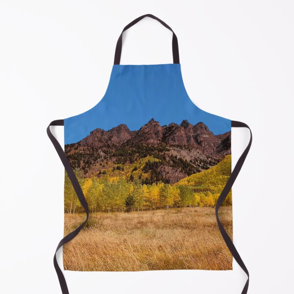 Item preview, beautiful autumn forest with Elk Mountains in background designed and sold by ImgPrint.