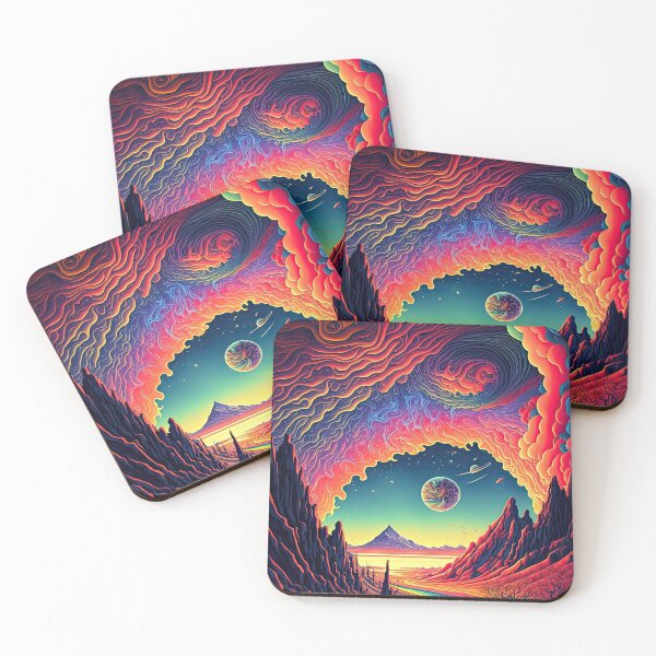 Item preview, Psychedelic Alien Landscape designed and sold by SeedDesign.