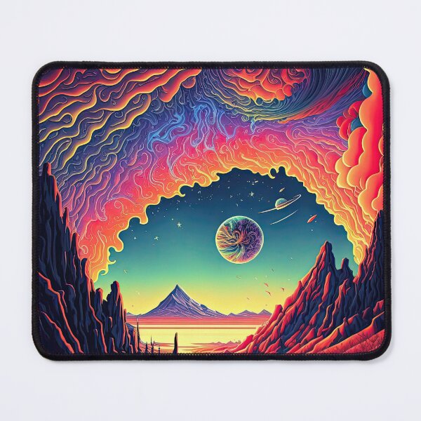 Item preview, Psychedelic Alien Landscape designed and sold by SeedDesign.