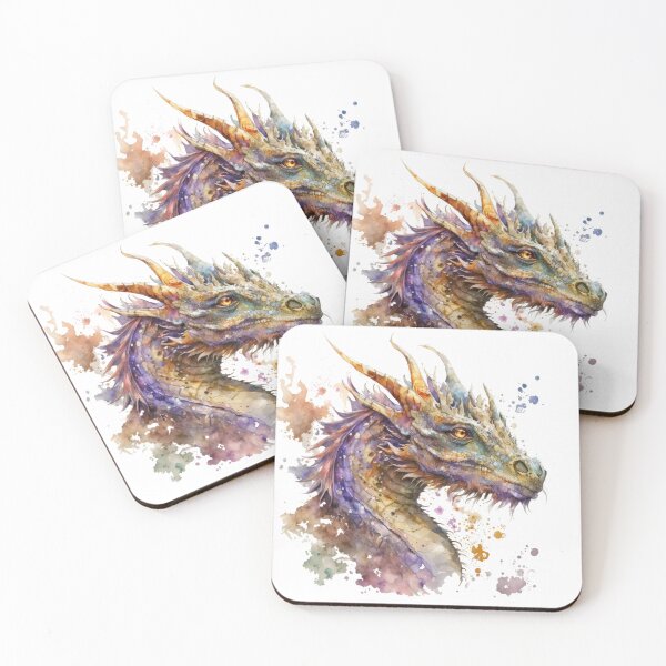 Item preview, Fantasy Dragon in Watercolor 11 designed and sold by NateFellhauer.
