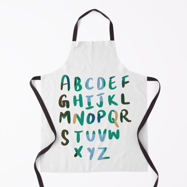 Item preview, 26 Capital letters English language Alphabet blue green designed and sold by chuckletuckle.