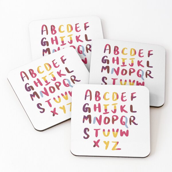 Item preview, 26 Capital letters English language Alphabet red yellow designed and sold by chuckletuckle.