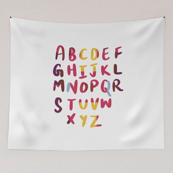 Item preview, 26 Capital letters English language Alphabet red yellow designed and sold by chuckletuckle.