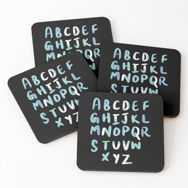 Item preview, 26 Capital letters English language Alphabet white designed and sold by chuckletuckle.