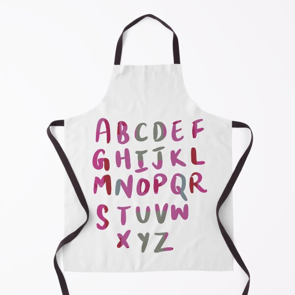 Item preview, 26 Capital letters English language Alphabet pink maroon designed and sold by chuckletuckle.