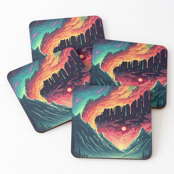 Item preview, Psychedelic Alien Landscape designed and sold by SeedDesign.