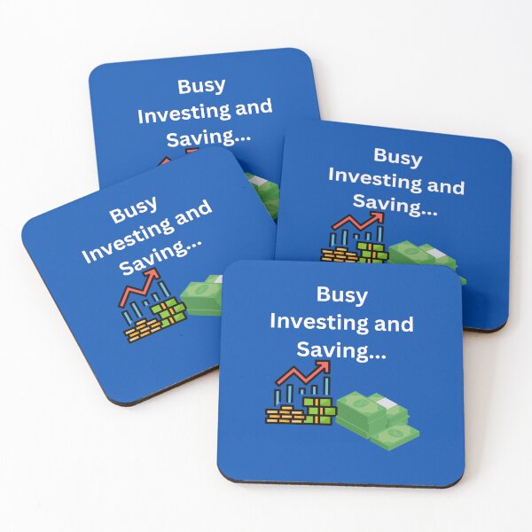 Item preview, Busy Investing and Saving... designed and sold by UpcomingTech.