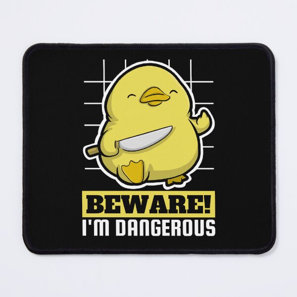 Item preview, Beware! I'm dangerous - Killer Ducky designed and sold by The magic  Yellow bus.