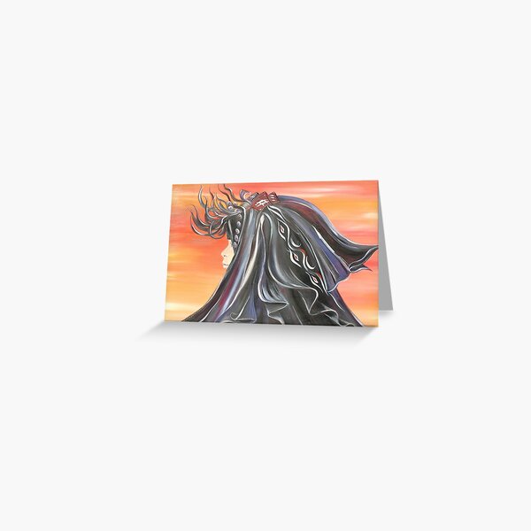 Girl in the Desert Greeting Card