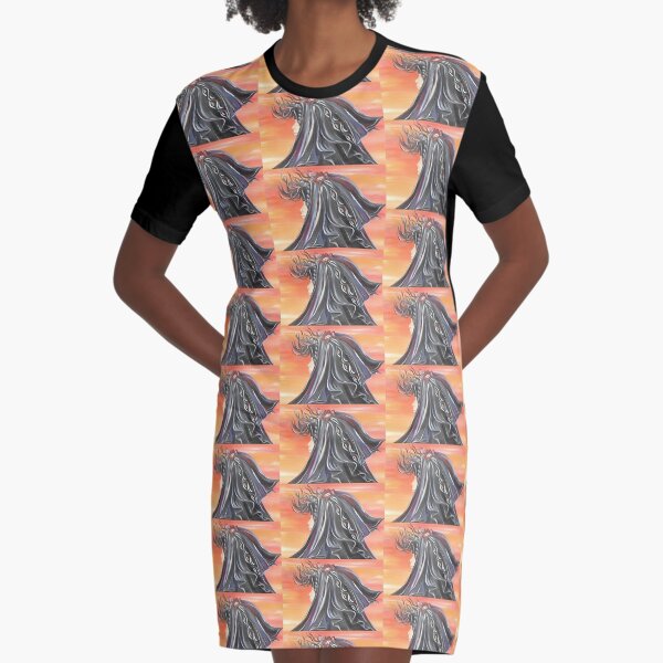 Girl in the Desert Graphic T-Shirt Dress