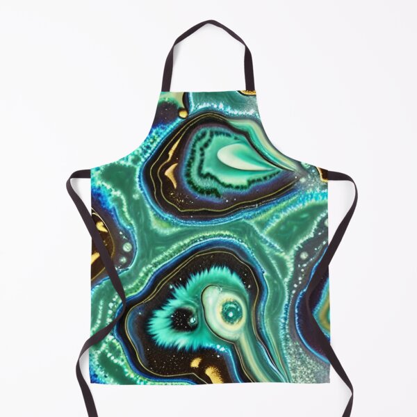 Item preview, Geode Like Marble Design - Seafoam Black Gold designed and sold by ArtistsQuest.