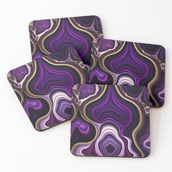 Artikelvorschau, Purple Agate AI generiert entworfen und verkauft von The Retro Stop.