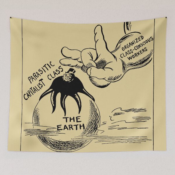 Item preview, Get Rid Of The Parasite - Historical, Socialist, Anti-Capitalist designed and sold by SpaceDogLaika.