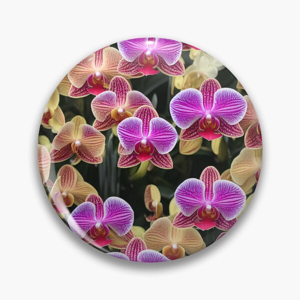 Item preview, many multi-coloured orchids designed and sold by David-Howells.