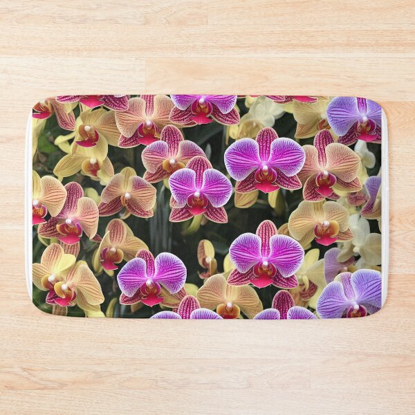 Item preview, many multi-coloured orchids designed and sold by David-Howells.