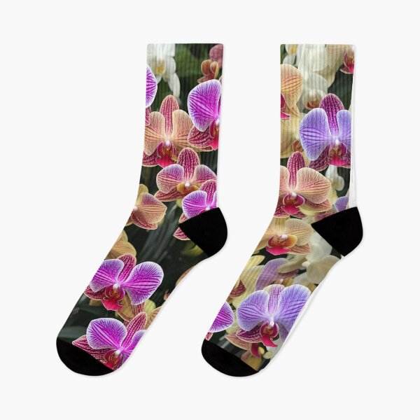 Item preview, many multi-coloured orchids designed and sold by David-Howells.