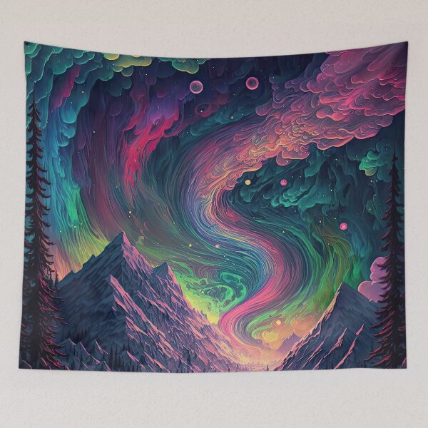 Item preview, Psychedelic Alien Landscape designed and sold by SeedDesign.