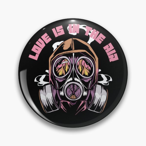Item preview, Love Is In The Air Gas Mask Doomsday Prepper Valentines Gear designed and sold by DynamicDesign.