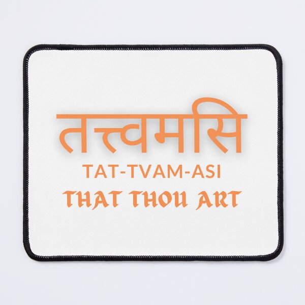 Item preview, Sanskrit Quote - तत्त्वमसि | Tat-tvam-asi | That thou art - in Orange designed and sold by simpleones.