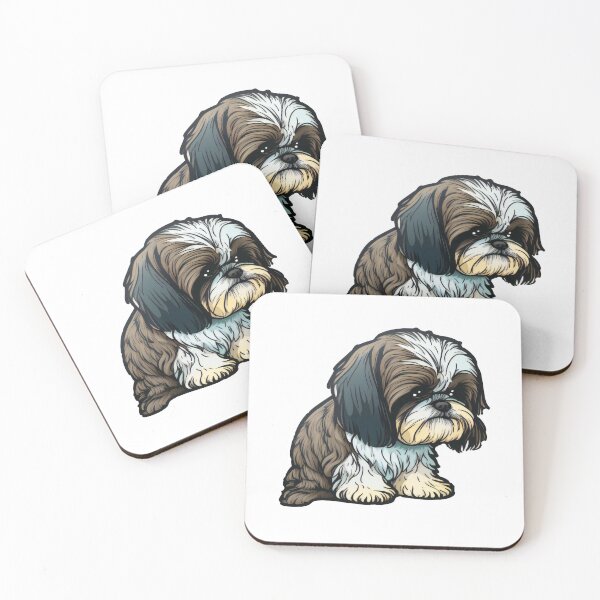 Item preview, Shitzu Dog Sticker designed and sold by EireTV.