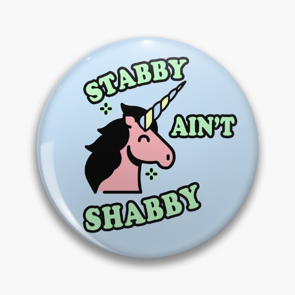 Item preview, Feeling Stabby Ain't Shabby Magical Unicorn designed and sold by electrovista.