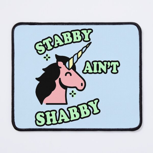 Item preview, Feeling Stabby Ain't Shabby Magical Unicorn designed and sold by electrovista.