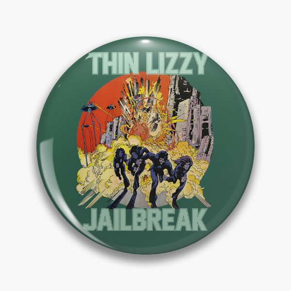 Item preview, Thin Lizzy Jailbreak Explosion Vintage Black Print designed and sold by JakeeTomlinson.