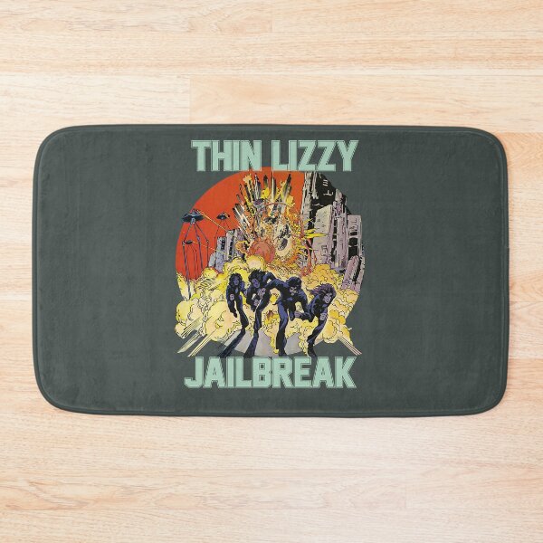 Item preview, Thin Lizzy Jailbreak Explosion Vintage Black Print designed and sold by JakeeTomlinson.