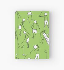 Golf - Simple golf sketches Hardcover Journal