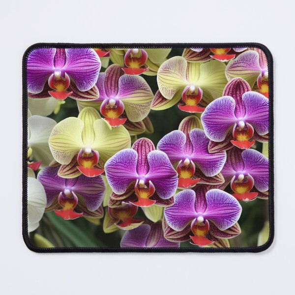 Item preview, many multi-coloured orchids designed and sold by David-Howells.