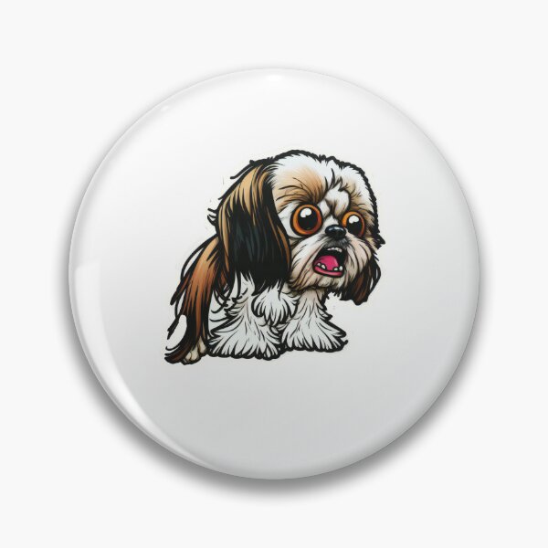 Item preview, Shitzu Dog Sticker designed and sold by EireTV.